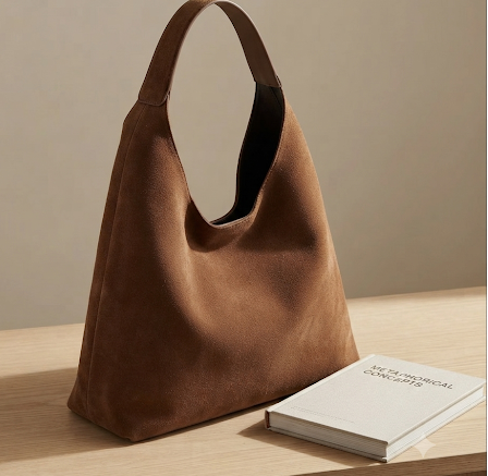 Sac Bandoulière Daim Grande Capacité