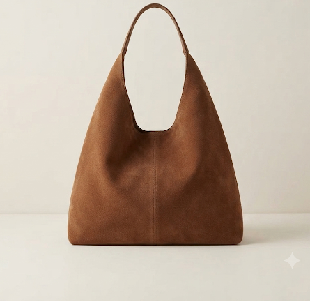 Sac Bandoulière Daim Grande Capacité
