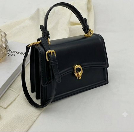 Sac Carré Cuir PU Mini Élégant
